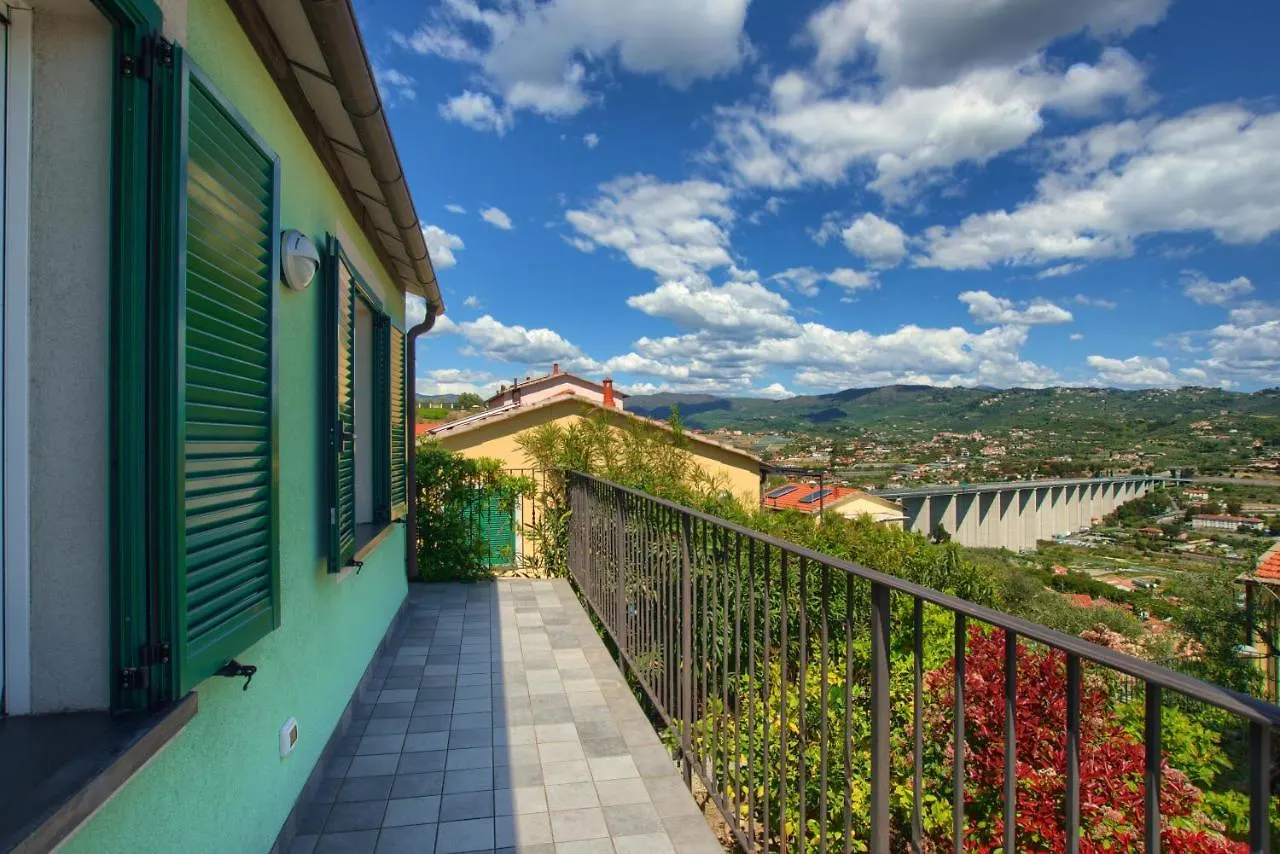 Casa Con Piscina, Vista Mare, Patio Privato, Ac, Posto Auto E Wi-Fi Villa Imperia